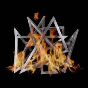 Steel Triangle Sculpture